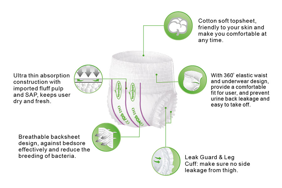 pant type adult diaper diaper