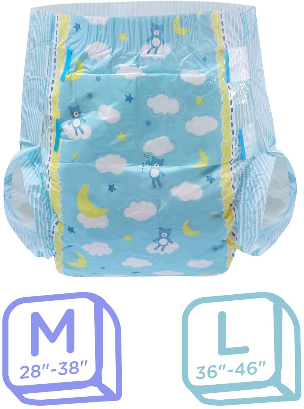  Super absorbent ABDL diapers 