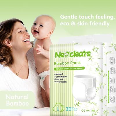 Pannolini monouso biodegradabili in bambù pull-up per bambini
